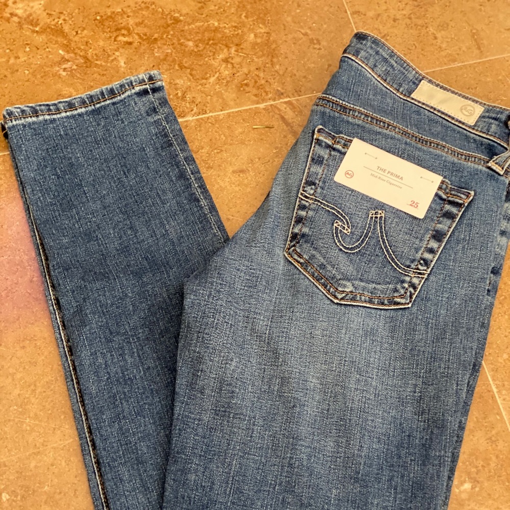 Adriano Goldschmied Mid-Rise Cigerette Denim